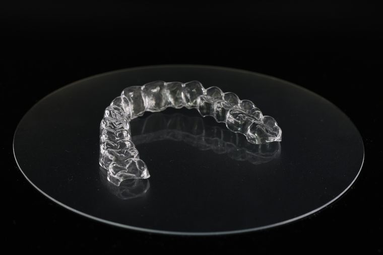 Finished clear aligner